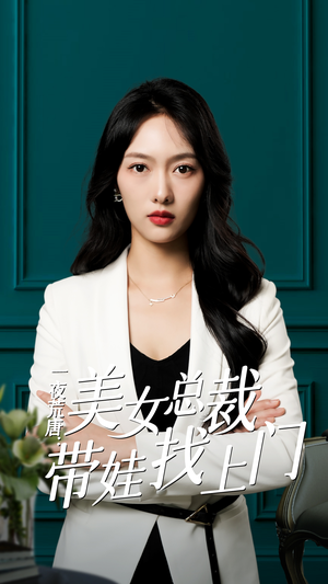 一夜荒唐：美女总裁带娃找上门（83集）热门短剧来袭