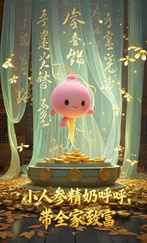 小人参精奶呼呼带全家暴富（58集）短剧推荐来了