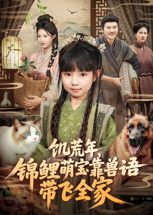 饥荒年，锦鲤萌宝靠兽语带飞全家（75集）免费短剧资源